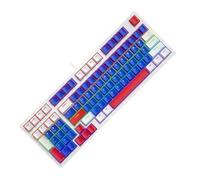 KUAIYIJU Teclado mecánico ergonómico de 98 teclas con retroiluminación LED para entusiastas de los juegos, trabajadores de oficina, jugadores