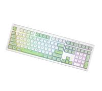 KUAIYIJU Teclado mecánico retroiluminado LED para oficina en casa, teclados con cable, 87/108 teclas, teclado de oficina para PC y gamers de escritorio