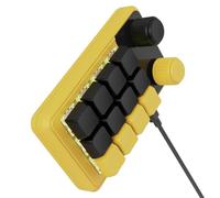 KUAIYIJU Teclados con 12 teclas programables LED, dos perillas de control y funcionalidad para juegos y trabajo