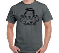 KUAKEMAOSHA Factory Records Use Hearing Protection Mens T Shirt The Hacienda Fac5 Size M