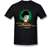 KUAKEMAOSHA Men's Le Fabuleux Destin D Amelie Poulain T-Shirt Size L