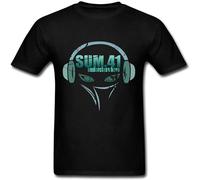 KUAKEMAOSHA Mens Sum 41 T-Shirt For Men Size L