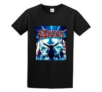 KUAKEMAOSHA Saxon Let Me Feel Your Power Mens Cotton Tshirt Size S