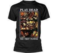 KUAKEMAOSHA The First Flower (Black) by Play Dead Mens T-Shirt Size L