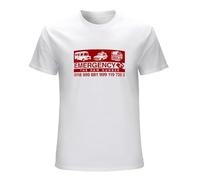 KUAKEMAOSHA The It Crowd T Shirt The Emergency Number S-3Xl & Men Fit Size L