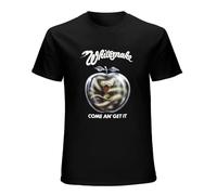 KUAKEMAOSHA Whitesnake Come and Get It 1981 Mens Cotton Tshirt Size L