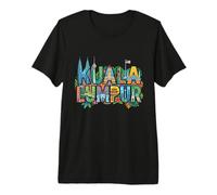 Kuala Lumpur City Name Travel Souvenir - Regalo turístico Camiseta Premium