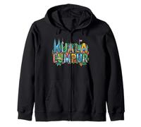 Kuala Lumpur City Name Travel Souvenir - Regalo turístico Sudadera con Capucha