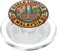 Kuala Lumpur Malasia Round Travel Souvenir Turista Regalo PopSockets PopGrip para MagSafe