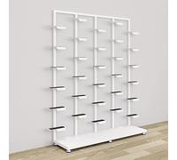 KUANGGE Estante de exhibición para Zapatos de Tienda de Ropa Comercial, Organizador de Zapatillas de Baloncesto y Zapatillas de Deporte de Boutique minorista Moderno y Creativo, Estante de exhibició