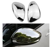 KUANGMEIX para Peugeot 208 301 2008 Carcasa del Espejo Retrovisor del Coche Izquierdo y Derecho Cubierta de Espejo retrovisor Lateral Accesorios del Coche,b-Silver