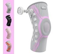 Kuangmi Rodillera con Rueda de Ajuste Giratorio - Alivio del Dolor, Soporte para Deportes (Running, Gimnasio), Rehabilitación y Uso Diario - Largo GP_RXL