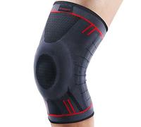 Kuangmi Rodillera Soporte Rodillera Patella Estabilizador Compresión Manga para correr - Baloncesto - Voleibol - Deportes - Ideal para Apoyo diario, Upgrated Blue, XXL