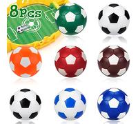KUAOWT 8 pelotas de futbolín coloridas de 32 mm