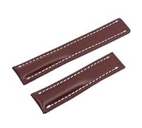 KUATBVL 22/24 mm Fit For Strap Italy Genuine Leather Watch Band Premier B01 Colt Chronograph Avenger Aviator 8 316L Hebilla