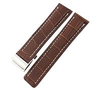 KUATBVL Banda de reloj 22 mm de 24 mm para ajuste para el arco de color plegable azul negro de primer nivel de color plegable.