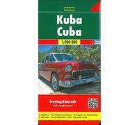 Cuba, mapa de carreteras. Escala 1:900.000. Freytag & Berndt.: Wegenkaart Schaal 1 : 900.000 (Auto karte)