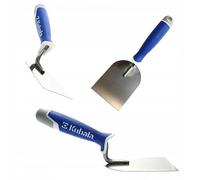 KUBALA 0933 CAMINA DE ACERO INOXIDABLE para trabajos de acabado y estuco (80 mm)