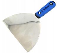 KUBALA Espátula plateada de acero inoxidable. La herramienta es ideal para trabajos de acabado con todos los tipos de masilla (150).