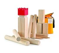 KUBB Classic (Ajedrez Vikingo) de Carromco - 07710, Madera de Caucho