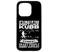 Kubb es para Gente Inteligente Divertido ajedrez Vikingo Kubb Carcasa para iPhone 15 Pro