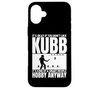 Kubb es para Gente Inteligente Divertido ajedrez Vikingo Kubb Carcasa para iPhone 16 Plus