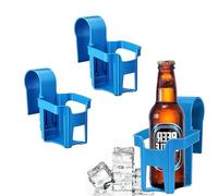 KUBDPQOR 3 Piezas Portavasos Junto de Piscina, Posavasos para Bebidas, Portavasos de Piscina, Accesorios de Piscina, Soporte de Bebidas para Fiestas de Verano En La Piscina Playa (Azul)