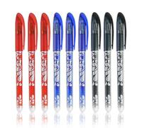 KUBDPQOR Bolígrafos Borrables - Set de 9 Bolis Borrables con Punta Ultrafina y Diseño Antideslizante, Boligrafos Gel Artículos Escolares, Suministros de Oficina, Estudiantes(3 Colores)
