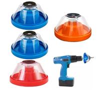 KUBDPQOR Recoge Polvo Taladro, 4 Piezas Colector Polvo Taladro, Colector Polvo a Prueba Golpes, Utilidad Fácil Durable Accesorios Taladro para Evitar Que el Polvo Vuele