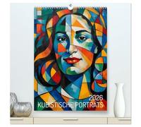 Kubistische Porträts (hochwertiger Premium Wandkalender 2026 DIN A2 hoch), Kunstdruck in Hochglanz: Die Frau in der Kunst der Moderne