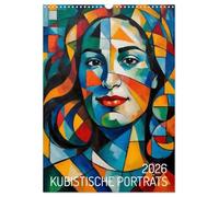 Kubistische Porträts (Wandkalender 2026 DIN A3 hoch), CALVENDO Monatskalender: Die Frau in der Kunst der Moderne