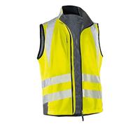 Kubler 72078340 - 3497 - 3 x l Chaleco reflectiq PPE 2 tamaño, HIGH-VIS amarillo/antracita, 3 x l