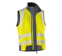 Kubler 72078340 - 3497 - 4 x l Chaleco reflectiq PPE 2 tamaño, HIGH-VIS amarillo/antracita, 4 x l