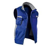 Kubler 7L485365-4695-XL Chaleco "Vita Mix", azul aciano y gris medio, XL