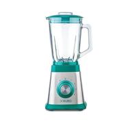 KUBO - Batidora de Vaso - Jarra de Cristal - Potencia 1000W - 4 velocidades - 6 Cuchillas de Acero Inoxidable - Capacidad: 1.5l