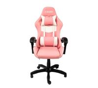 KUBO - Silla Gamer - Ergonómica - Reposacabezas - Elevación Gas Nivel 4 - Máximo Confort - Color: Rosa - Peso Máximo de hasta 130 kg