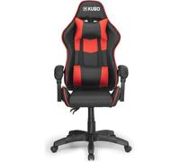 KUBO - Silla Gamer - Ergonómica - Reposacabezas - Elevación Gas Nivel 4 - Máximo Confort - Color: Rojo -Peso Máximo de hasta 130 kg