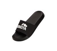 Kubota Chanclas de baño para hombre y mujer para sauna, sandalias de playa y bañador, chanclas para ducha, antideslizantes, impermeables, Nube Negra, 37 EU