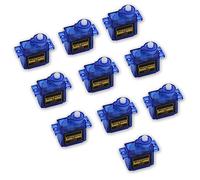 KUBOWAI 10 piezas Micro Servo 9g, Digital PlasticServo, Ángulo de 180 °, Adecuado para Smart RC Helicóptero Coche Avión Barco