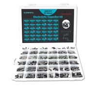 KUBOWAI 36 Value 1000pcs Kit de Condensadores Electrolíticos, Banco de Condensadores de Aluminio, Capacidad de 0.1 uF a 1000 uF, 10V 16V 25V 35V 50V
