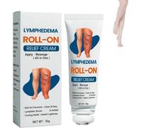 KUBOZN Roll-On Cream for Lymphatic Drainage Swelling Relief, Lymphatic Drainage & Swelling Relief, Professional Leg Swelling Relief Roll-On, Edema Relief for Legs and Feet