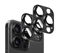 Kucheed 2 Piezas Protector de Lente de Cámara para iPhone 11 Pro/iPhone 11 Pro Max, Decoración de Aluminio de Una Pieza con Diseño de Textura 3D, Cubierta Trasera de Protección Total para Cámara