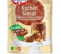 Kuchenglasur Haselnuss - Glaçage à gâteau noisette - Pour délicieux gâteaux, pains et dessert maison pour des recettes gourmandes - Compatible avec oetker - 150 g
