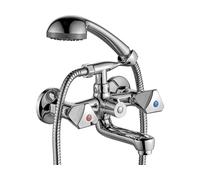 Kuchinox Norm grifo de bañera y ducha a pared cromo BQN011D