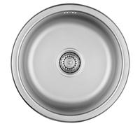 Kuchinox Normal fregadero de acero con sifón 43x43 cm SGN088T