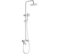 Kuchinox Nortes conjunto de ducha a pared con rociador con efecto lluvia cromo PKN01OB