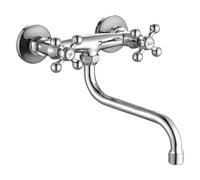 Kuchinox Stilo grifo de cocina a pared cromo BKI080D