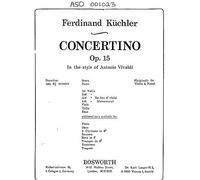 KUCHLER - Concertino In D Op.15 ´In Style Of Vivaldi´ Para Piano (*)