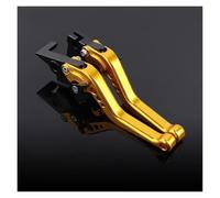 Kucihum Freno Embrague Maneta Palancas para TENERE 700 para Tenere700 para XTZ 700 para XTZ700 para Tenere-700 2019-2022 Palancas Embrague Freno Cortas Ajustables(Gold Black)