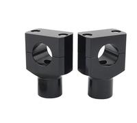 Kucihum Manillares Moto Alzas para Shadow 750 para Aero para VTX 1800 para Motocicleta Tourer 7/8 "1" Abrazadera Elevadora Manillar 22 Mm 25 Mm Manillar Clip Elevadora Manillar(Black,25 Mm)
